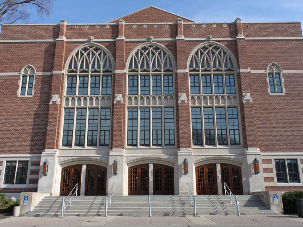 Frontside of an MSU building