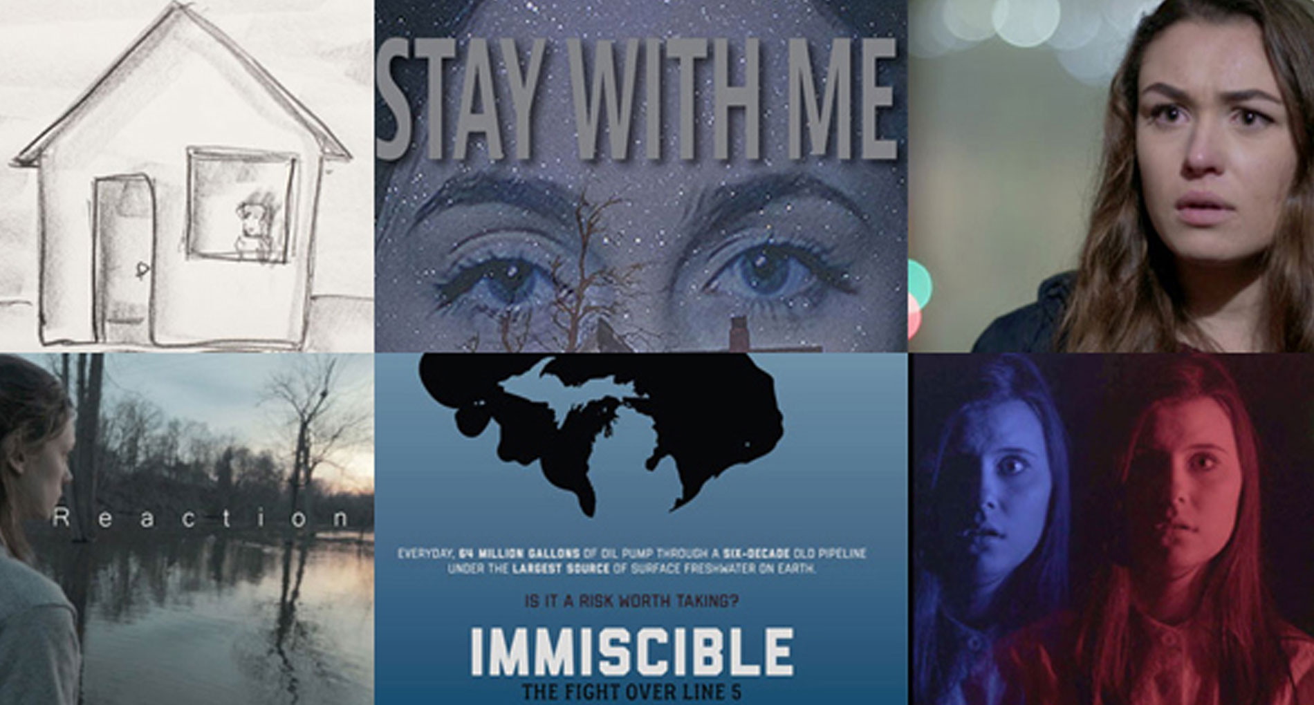 collage of six different movie posters that will be discussed in the article