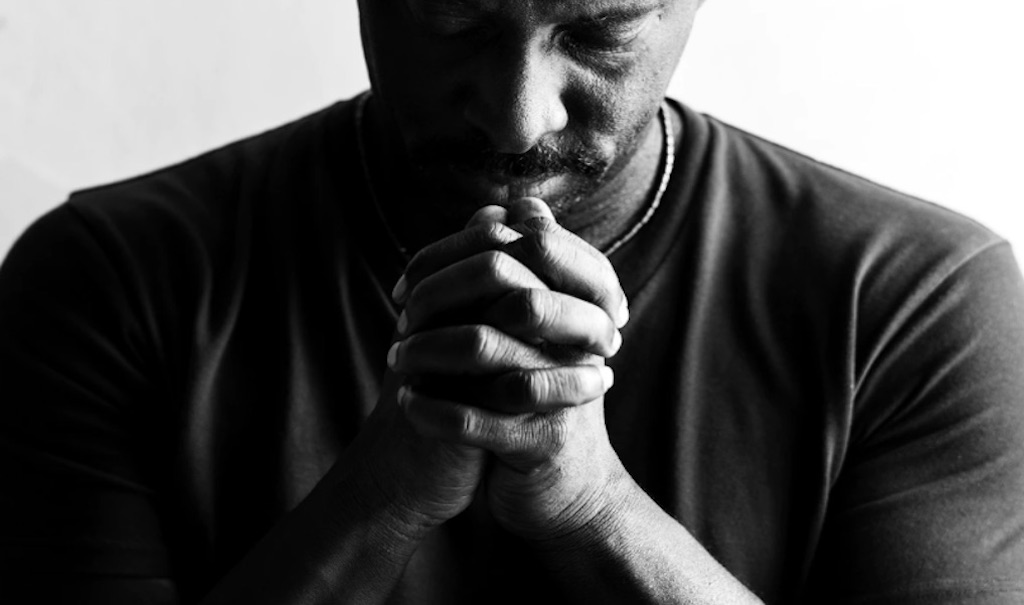 a person praying