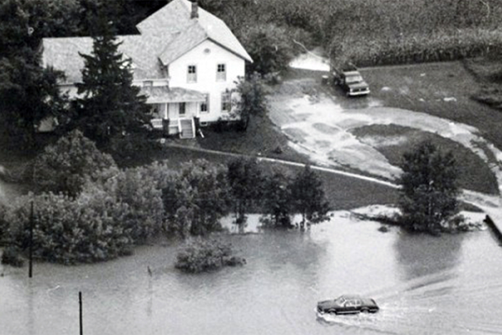 Image of the Flood of 1986 in Michigan