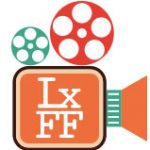 graphic of a camera and camera reels with text in the center "LxFF"