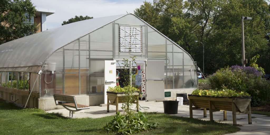 greenhouse on campus