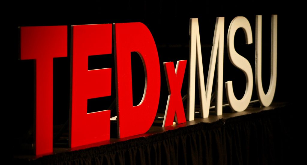 TEDxMSU sign