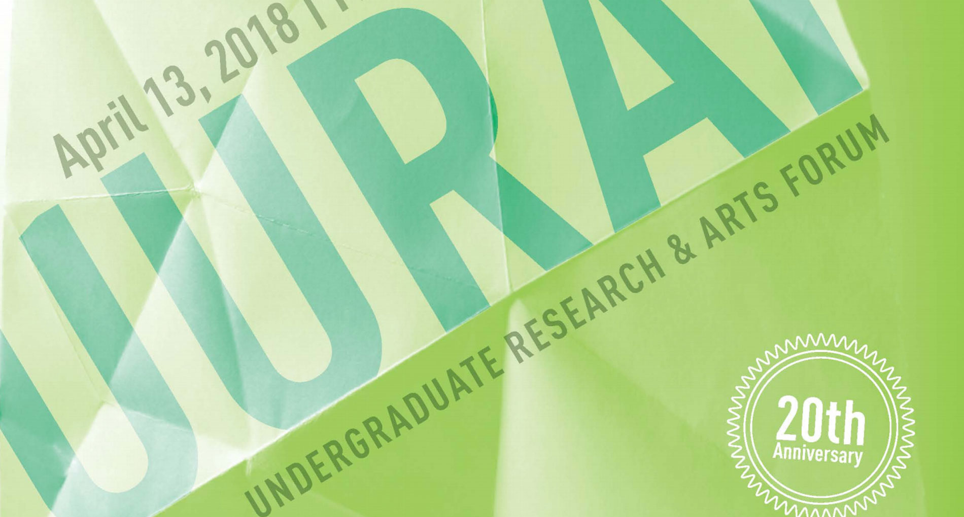 green and white geometric shapes in the UURAF Logo