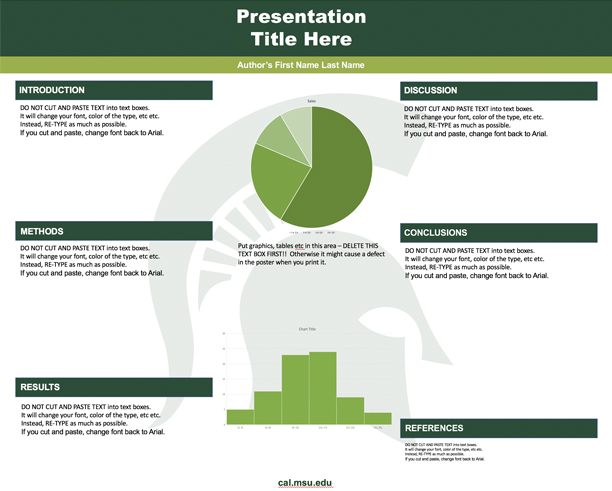 research poster template msu