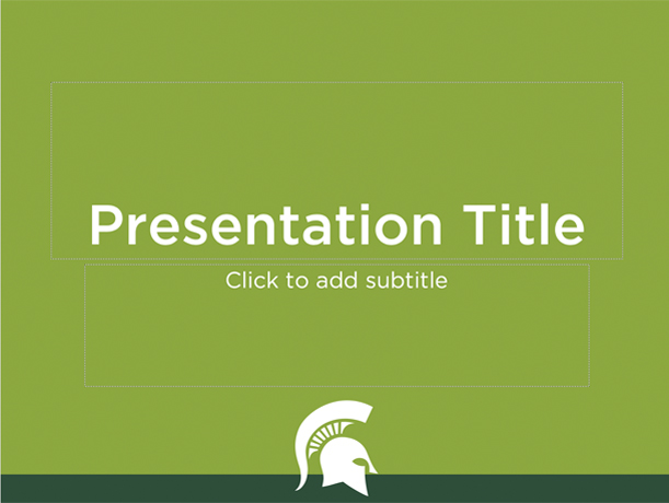 msu engineering presentation template