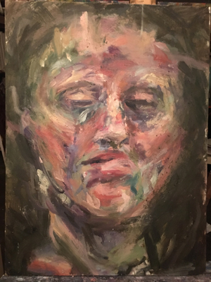 painting of a face