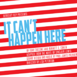 Red, White and Blue Poster for Berkeley Rep's Adaptation of It Can't Happen Here