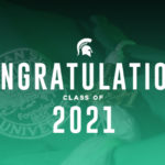 graphic of congrats for class of 2021