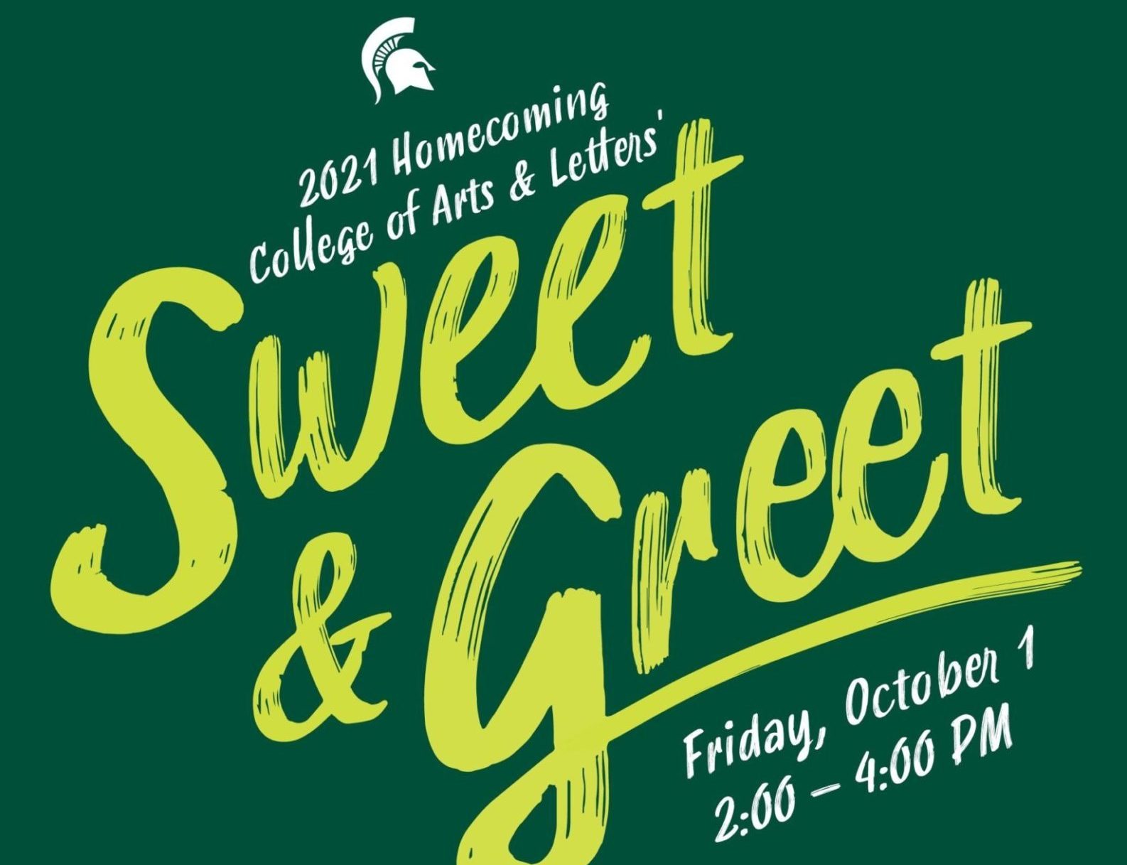2021 Homecoming Event: Join us for Sweet & Greet