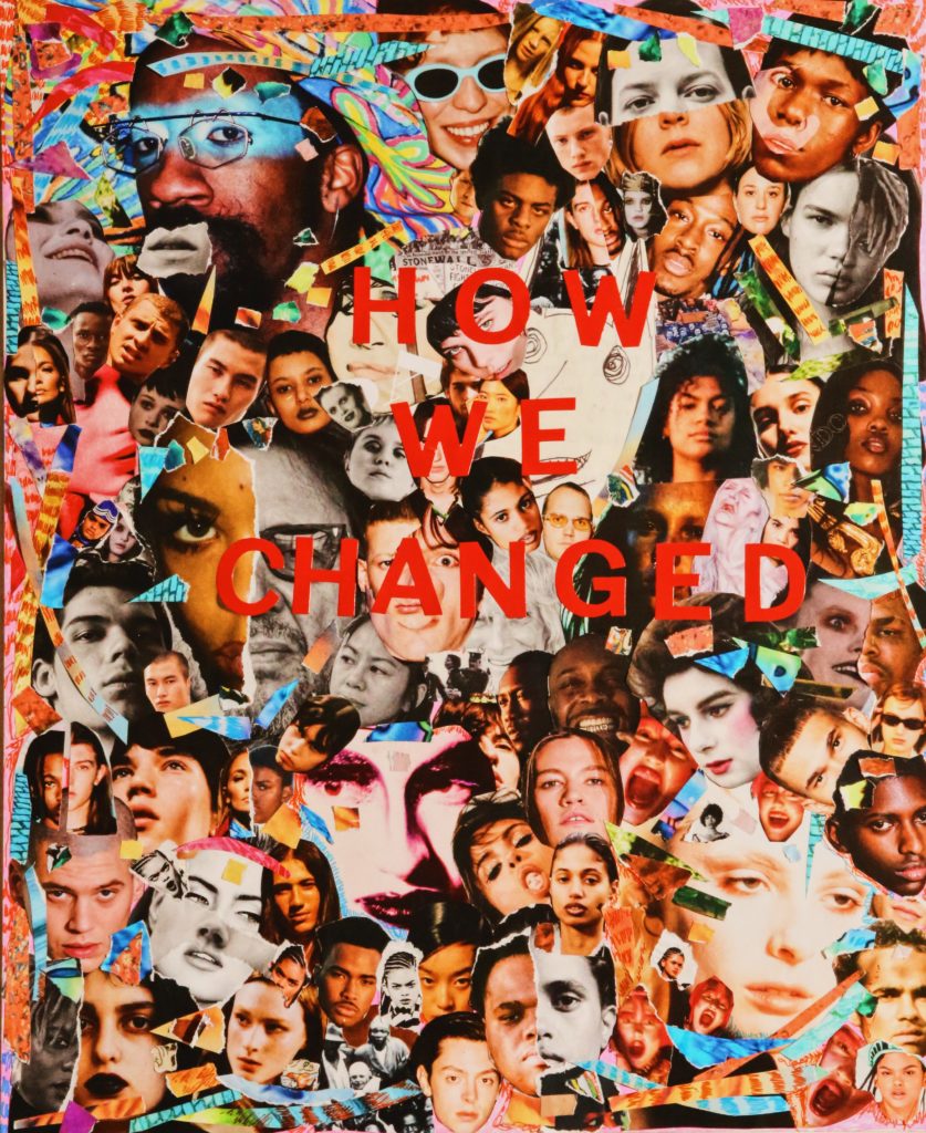 Collage of different faces with the words "How We Changed" in red.