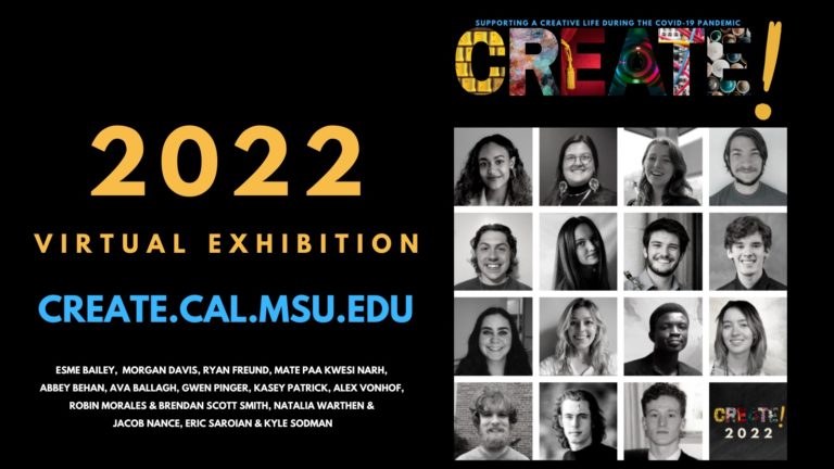 CREATE! Micro-Grant Virtual Student Exhibition Launches
