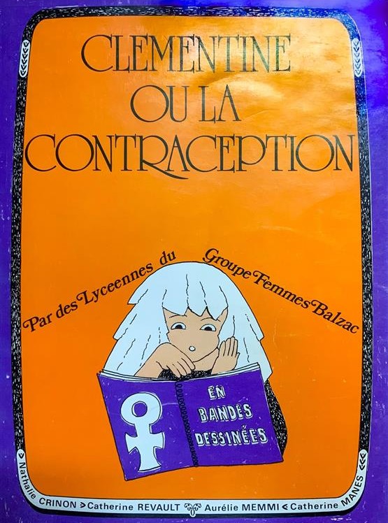 The cover of a book with the title: "Clementine Ou La Contraception"