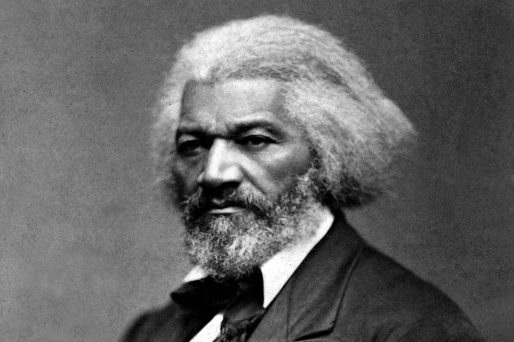 A photo of Frederick Douglass from 1879.