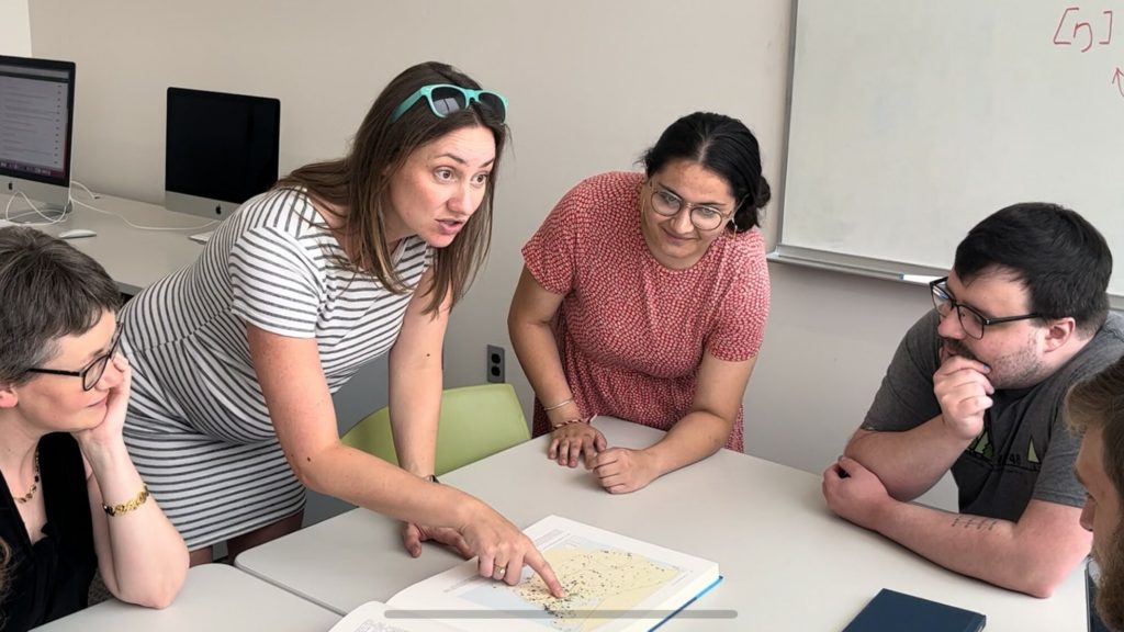 A photograph of members of the Sociolinguistics Lab